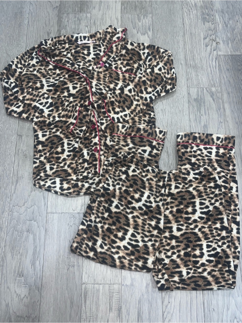 Leopard Print Pj Set